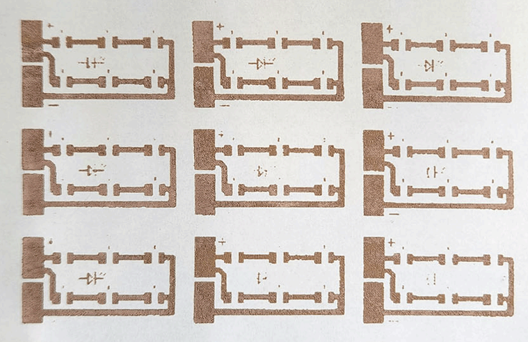 銅導電ペースト配線印刷　eZPRINT