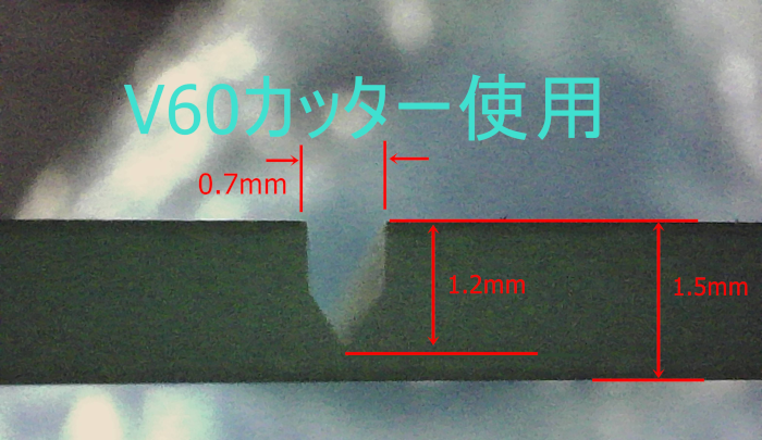 基板Vカット